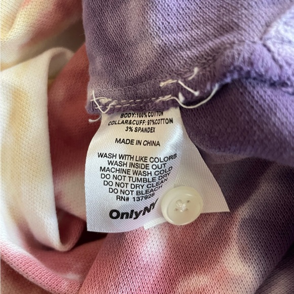 NWT OnlyNY L tie dye polo shirt - Picture 7 of 7